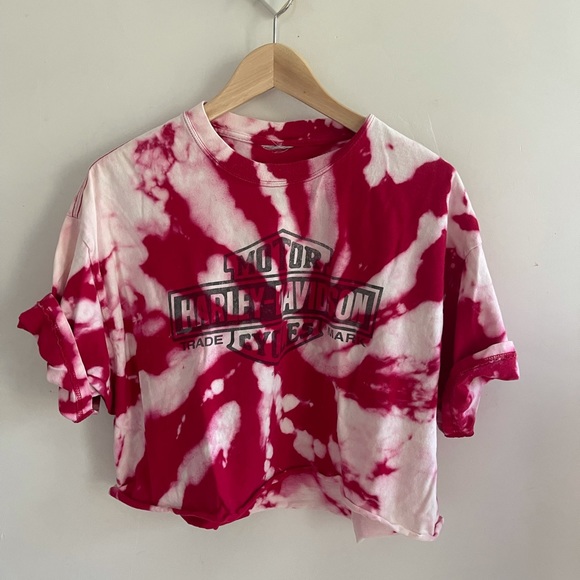 Harley Davidson custom 1 of 1 crop top shirt - Picture 4 of 9